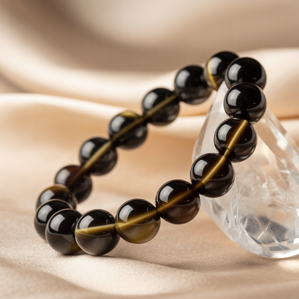 Obsidian Armband Duftzwillinge