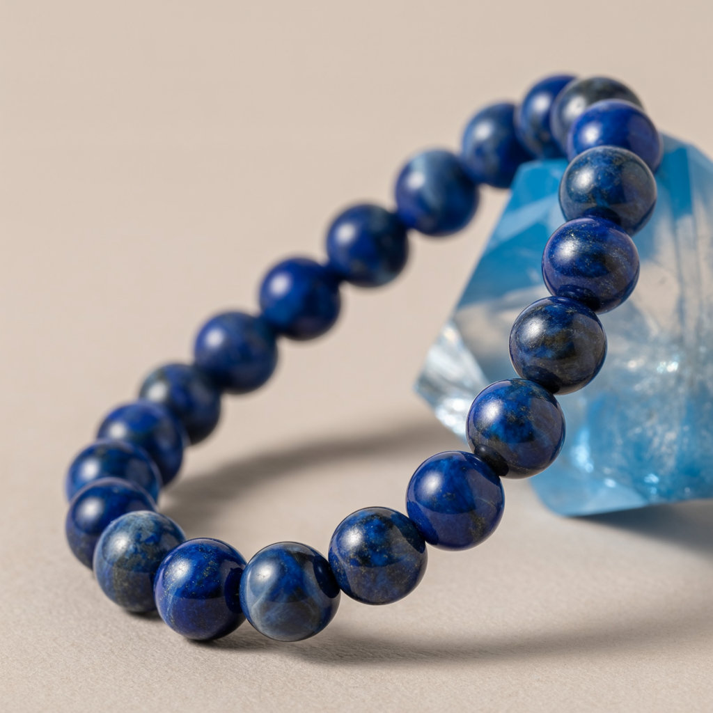 Lapis Lazuli Armband 19 cm 8mm Duftzwillinge